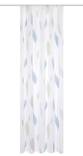HOMEbasics - Printed Voile Curtain Paolo - Ideal for Stylish Living Rooms - Easy Assembly