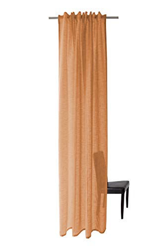 Homing Transparent Curtain Plain Brick 245 x 140 cm (H x W)