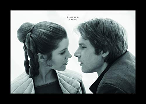 Komar Wall Picture Star Wars Classic Leia Han Love Children's Room Decoration Art Print without Frame WB124-70x50 cm Size: 70 x 50 cm (Width x Height)