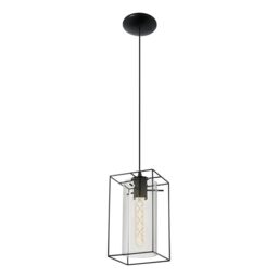 Eglo Pendant Lamp Loncino, 1-Light Vintage Hanging Lamp, Steel Construction