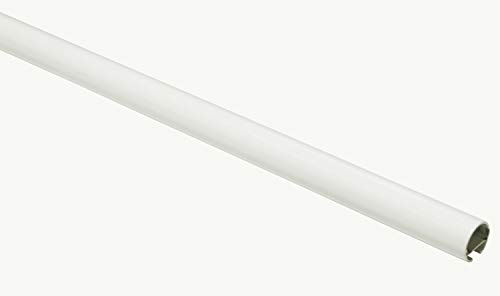 Gardinia Curtain Rod with Inner Track I Diameter 20 mm White 160 cm