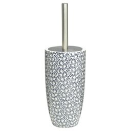 Sealskin Osaka Toilet Brush and Holder, Porcelain, Blue, 10.9 x 32.5 x 10.9 cm