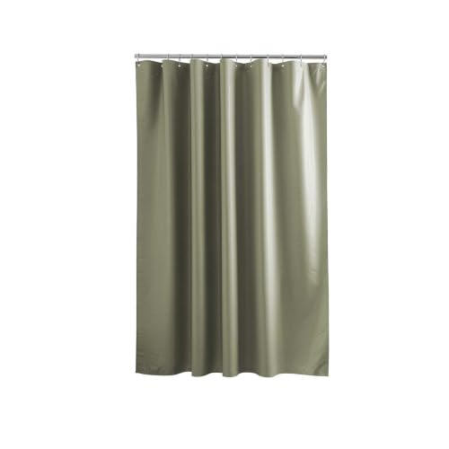 Douceur d'Intérieur, Shower Curtain 180 x 200 cm Vitamin SDB Sage PEVA Plain