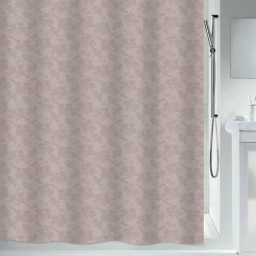 Spirella Romance Polyester Shower Curtain 120 x 200 cm Sand Pink