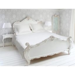 Eden Percale Satin 4-Piece Bed Linen Set, White, Polyester Cotton, 240 x 300 cm