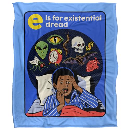 Steven Rhodes Existential Dread Silky Touch Super Soft Throw Blanket 152 X 127 Cm