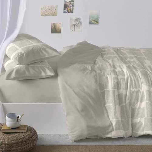 Burrito Blanco Duvet Covers, Cotton, Laurel, Ancho de 135