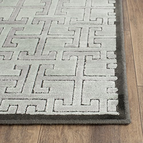 Safavieh Transitional Indoor Woven Rectangle Area Rug, Paradise Collection, PAR166, in Charcoal / Multi, 79 X 122 cm for Living Room, Bedroom or Any Indoor Space