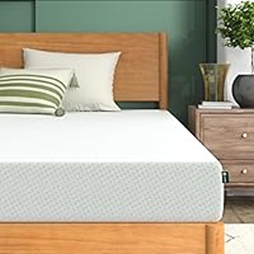 Zinus 3ft Single Memory Foam Mattress infused with Green Tea - (90 x 190 cm) - 5'' Height - Medium Firm Orthopaedic Support - Breathable Comfort - OEKO-TEX Certified
