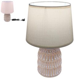 Lesser & Pavey Elements Cream Led Decor Table Lamp