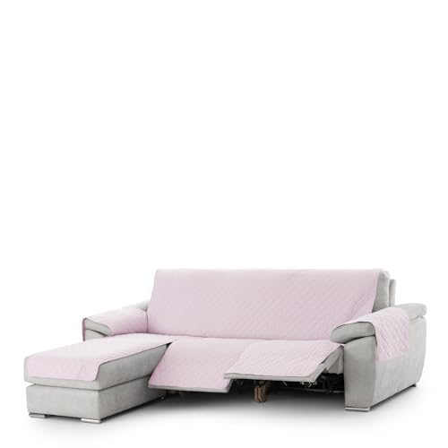 Eysa Bianco Sofa Cover Non-Slip Chaise Longue Relax Left C/02, Front View