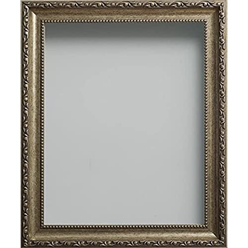 Frame Company Brompton Bronze 10x10 Photo Frame with Real Glass - Fits a 10x10 image, Frame size 10x10, Overall approx 12.6x12.6, Real Glass Front