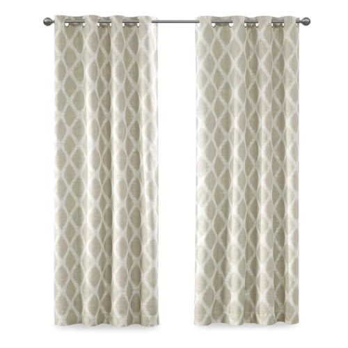 "Sun Smart Living Room Decor, Thermal Insulated Light Blocking Drape for Bedroom and Apartments, Polyester, Taupe, 50"" W x 95"" L (Pack of 1)"