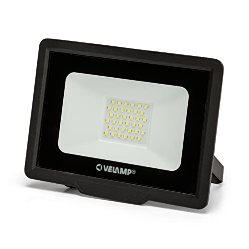 Velamp 30W Outdoor LED Floodlight, Security Light, Powerful Light Lamp Natural White Light (4000K), IP65 Waterproof Floodlight for Garden, Yard, Home….