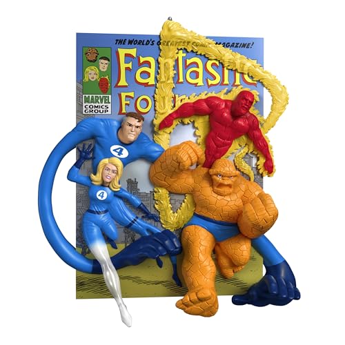 Hallmark Keepsake Christmas Decorations 2025, Marvel Fantastic Four, Gifts for Marvel Fans