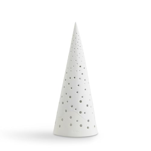 Kähler Nobili Tea Light Holder Tall Height 25.5 cm Danish Design White