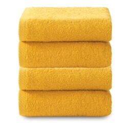Top Towel Plus Set of 4 Bath Towels and Washbasin 100% Cotton - Soft, Absorbent and Durable Towels 50 x 100 cm - Ideal Set for Modern Bathroom