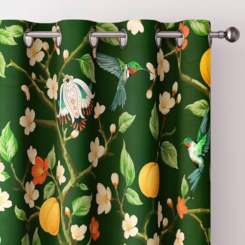 Tyrot Blackout Curtains for Bedroom Black Out Curtains Room Darkening Window Drapes, C3