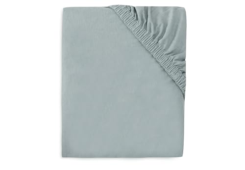 Jollein Jersey Fitted Sheet for Cradles Sea Green 40/50 x 80/90 cm 100% Cotton Fitted Sheet Oeko-Tex Certified
