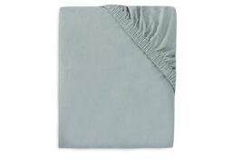 Jollein Jersey Fitted Sheet for Cradles Sea Green 40/50 x 80/90 cm 100% Cotton Fitted Sheet Oeko-Tex Certified