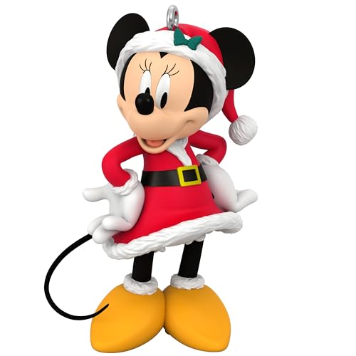 Hallmark Keepsake Christmas Ornament 2024, Disney Minnie Mouse Very Merry Minnie, Gifts for Disney Fan