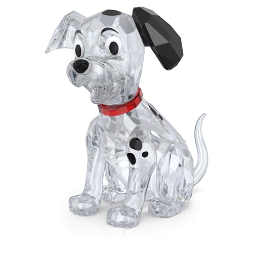 Swarovski Disney Classics 101 Dalmatians Lucky Figurine, Multicoloured Faceted Crystal, Part of the Disney Classics Collection