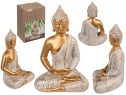 Out of the blue Polyresin Buddha Figurine 11 x 9 x 16.5 cm Gift Boxed