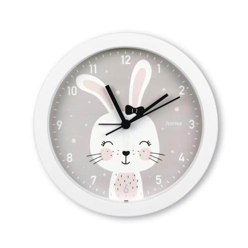 "Hama ""Maui Children's Clock, No Ticking, Desk Clock with Alarm Function,"