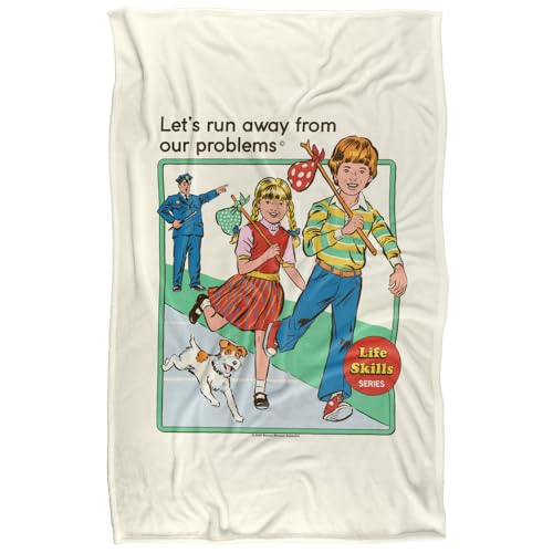Steven Rhodes Let'S Run Away Silky Touch Super Soft Throw Blanket 91 X 147 Cm