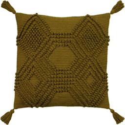 furn. Halmo Polyester Filled Cushion, Cotton, Polyester, Moss