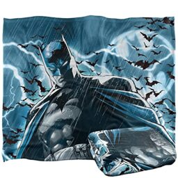 BATMAN Stormy Knight Classic Officially Licensed Silky Touch Super Soft Throw Blanket 152 x 127 cm