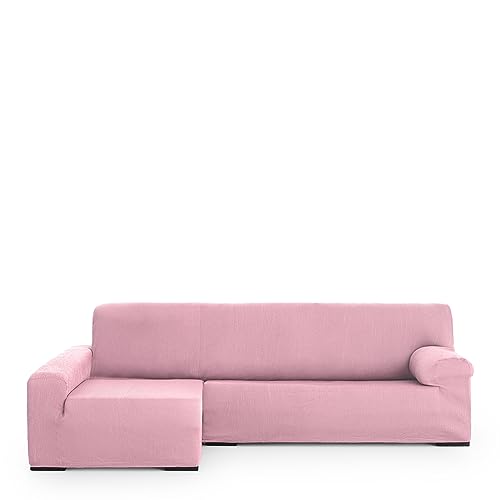 Eysa Poseidon Elastic Left Arm Chaise Longue Sofa Cover, Front View, Colour 12