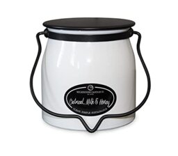 Milkhouse Candle Company - Oatmeal, Milk & Honey - Creamery Collection - 16oz Double Cotton Wick Soy Candles with Beeswax - Long Burn Time, Made in The USA - Non Toxic, Premium Scented Candles