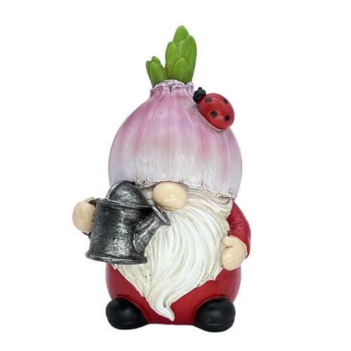 Etlemonde Onion Gnomes Decorations Gnomes Decor Gifts Garden Gnome Outdoor Statue Gifts for Home Figurines Spring Home Decor