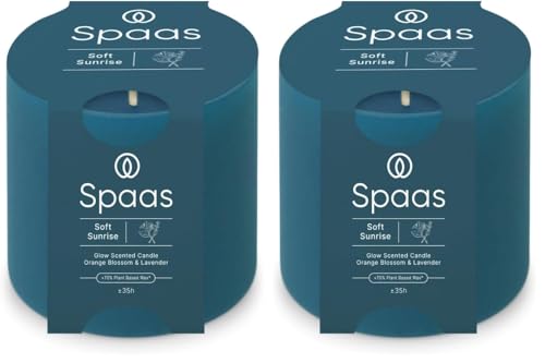 Spaas Glow Scented Candle 35h - Soft Sunrise (Pack of 2)