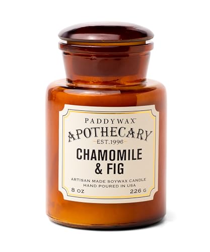 Paddywax Scented Candles Artisan Apothecary Candle, 226g, Chamomile & Fig