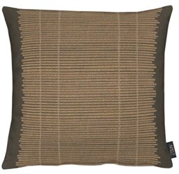 APELT 3007 46x46 Cushion Cover, Polyester, gold/black, 46 x 46 x 0.4 cm