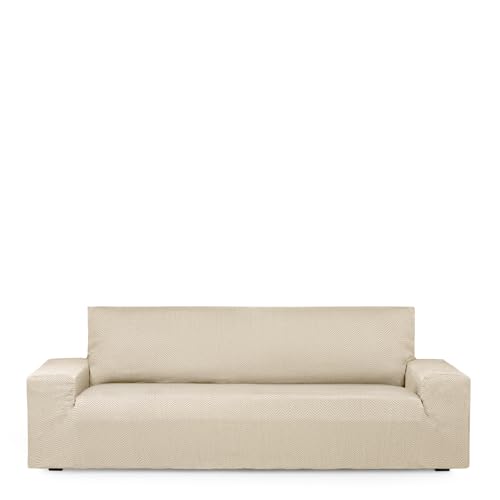 Eysa Luz Elastic Sofa Cover 3 Seater Ecru