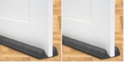 Tanness Door Draft Excluder - Double-Sided Draught Excluder for Doors - Door Draft Stopper - Draught Excluder Cushion (Pack of 2)