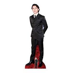Star Cutouts CS939 Tom Holland Black Suit Cutout with Mini - Free Standing, Quick Set Up, Movie parties and fan gifts