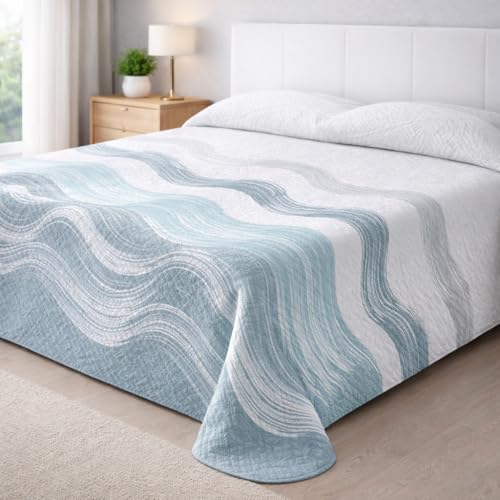 Degrees home - Paraiso – Bedspread for 150 cm Bed – Spring Summer – 250 x 260 cm – Green
