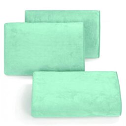 Eurofirany Microfibre Towel Quick-Drying Soft Plain Set of 3 Oeko-Tex Sports Towel and Beach Towel