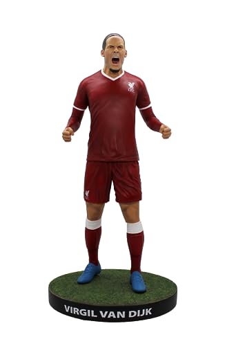 SoccerStarz Football's Finest – Officially Licensed Liverpool Football Club Virgil Van Dijk, 60cm Highly Detailed Resin, Luxurious Collectable Football Statue