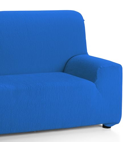 Martina home Elastic Sofa Cover Emilia Model - Electric Blue - 4 Seater from 240 to 270 cm