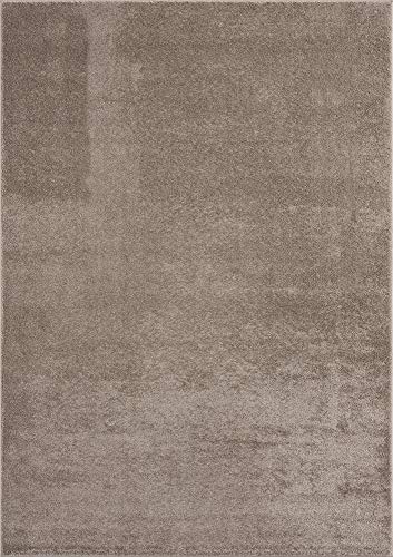 Mia's Teppiche Emma Living Room Rug, Short Pile, 60x110 cm, Beige