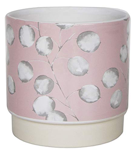 Ivyline Honesty Planter Blush H10Cm D10Cm