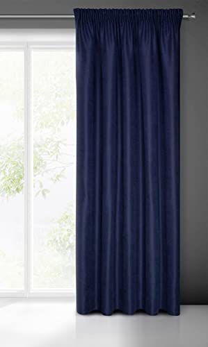 Eurofirany Curtain Ruffle Tape Tunnel Plain – 1 Piece Living Room Bedroom