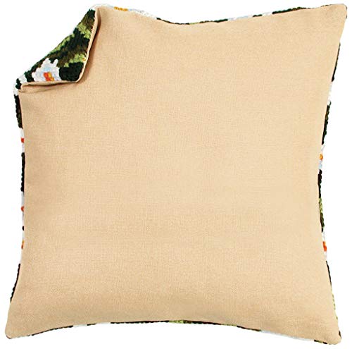 "Vervaco Cushion Back: Without Zipper: Ecru, Cotton, NA, 45 x 45cm / 18"" x 18"""