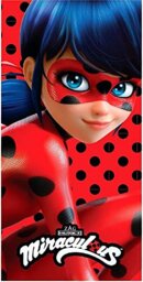 New Import ni-821 – 256 Beach Towel with Design Lady Bug, Polyester, 30 x 5 x 35 cm