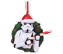 Nemesis Now Stormtrooper Hanging Wreath, 9 cm, White